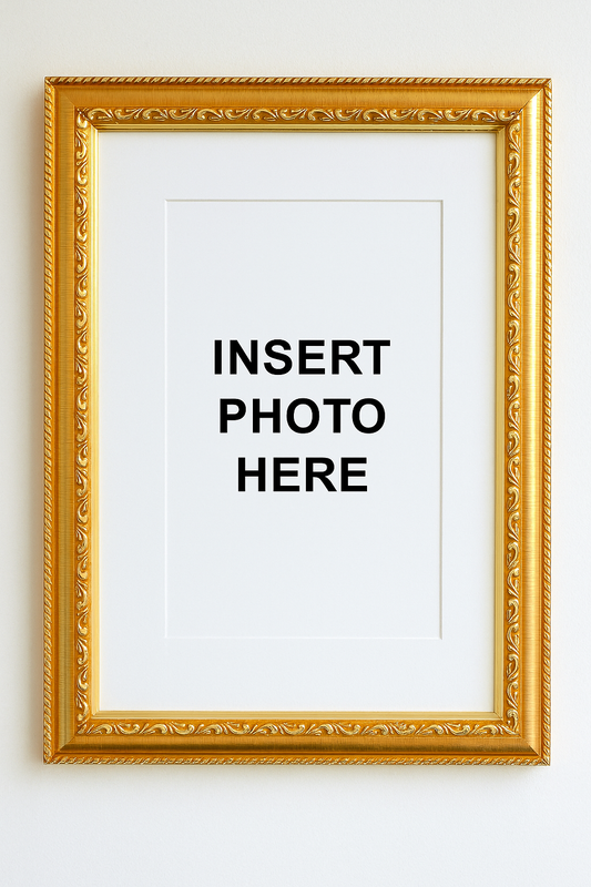 Golden Luxury Design Frame 1 inch